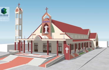 [Mẫu Thiết Kế] Chốt Thiết Kế Nhà Thờ Triệu Phong