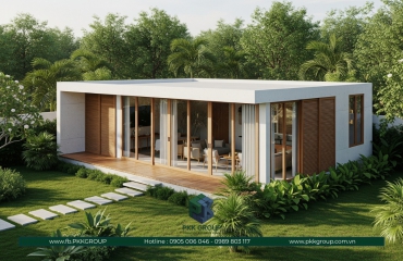 Thiết Kế – Thi Công Nhà Lắp Ghép Modular Hiện Đại