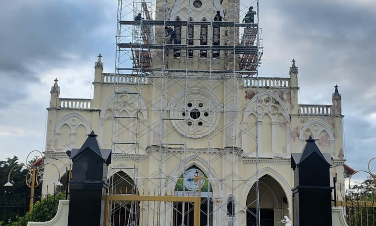 Cập Nhật Tiến Độ Cải Tạo Nhà Thờ Tấn Tài – Phan Rang