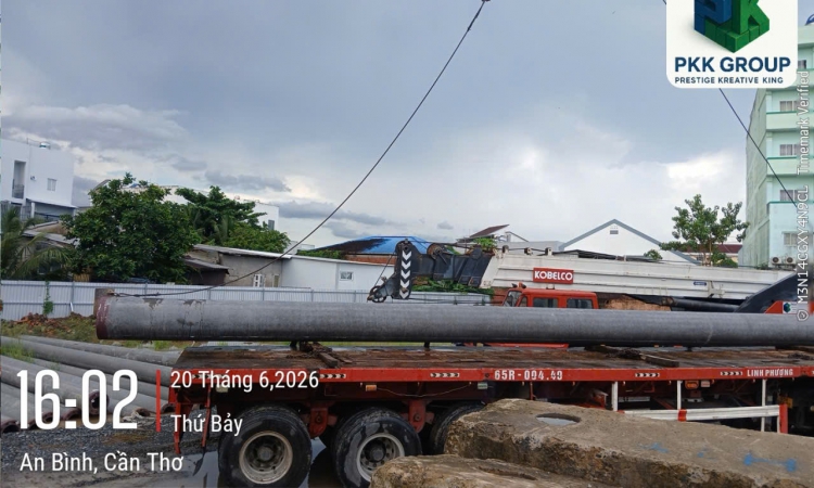 CẬP NHẬT TIẾN ĐỘ THI CÔNG ÉP CỌC DỰ ÁN CARA LEGEND TẠI CẦN THƠ | NGÀY 20.06.2026