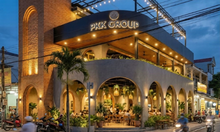 Thiết kế quán Café/Restaurant góc phố