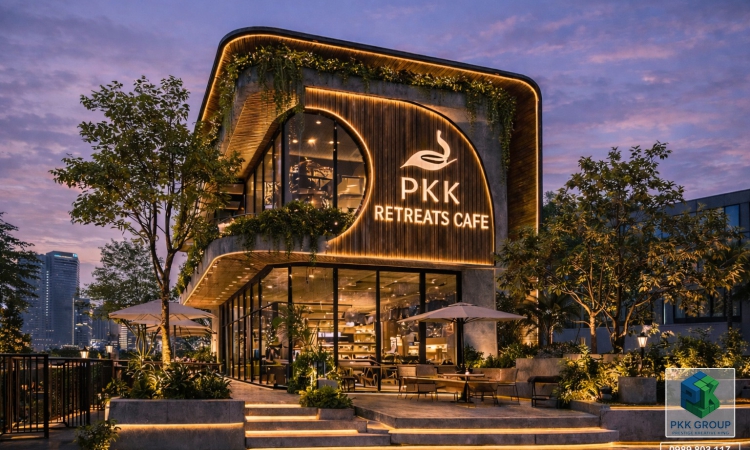 Thiết kế quán cafe hiện đại – Không gian kinh doanh thu hút khách từ cái nhìn đầu tiên