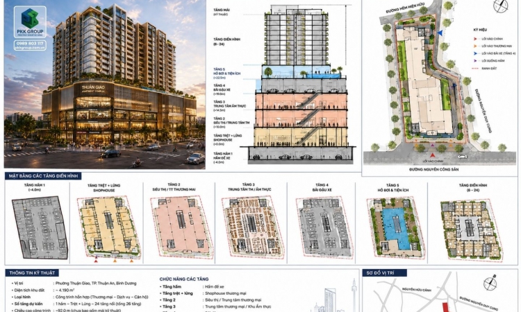 Các mẫu thiết kế dự án Thuận Giao Apartment Complex – Bình Dương