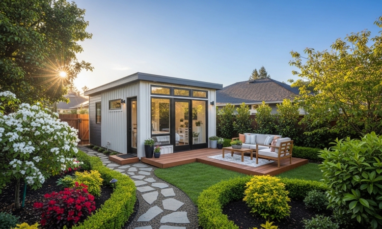 Thiết Kế – Nhà Lắp Ghép Hiện Đại Cảnh Đẹp