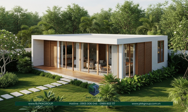 Thiết Kế – Thi Công Nhà Lắp Ghép Modular Hiện Đại