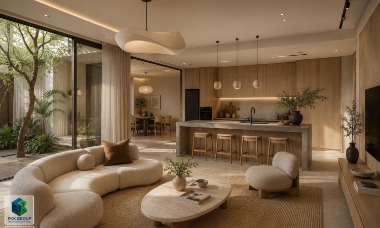 Thiết Kế Nội Thất Modern Japandi – Tối Giản, Ấm Áp & Gần Gũi Thiên Nhiên
