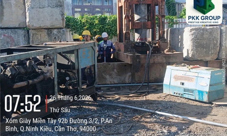 Cập Nhật Tiến Độ Thi Công Ép Cọc ngày 26/06/2026 | PKK PILINGWORKS